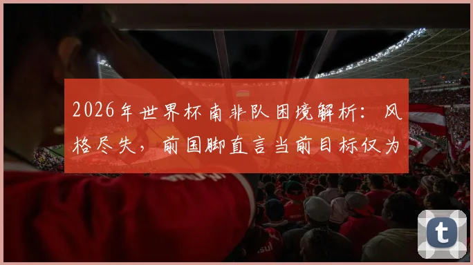 2026年世界杯南非队困境解析：风格尽失，前国脚直言当前目标仅为避免连败