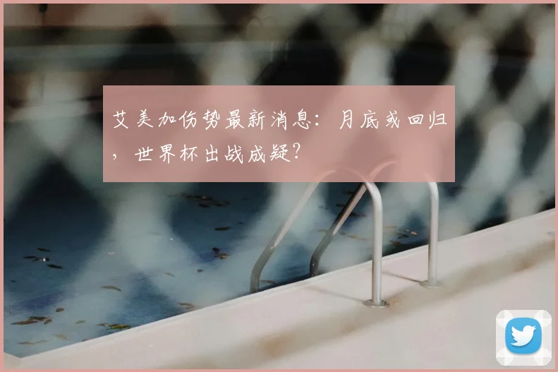 艾美加伤势最新消息：月底或回归，世界杯出战成疑？